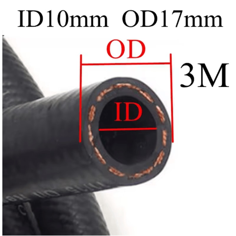 Flexible Car Fuel Hose Multi Size Fuel Line For Transfer Automotive Use 1M To 3M 3