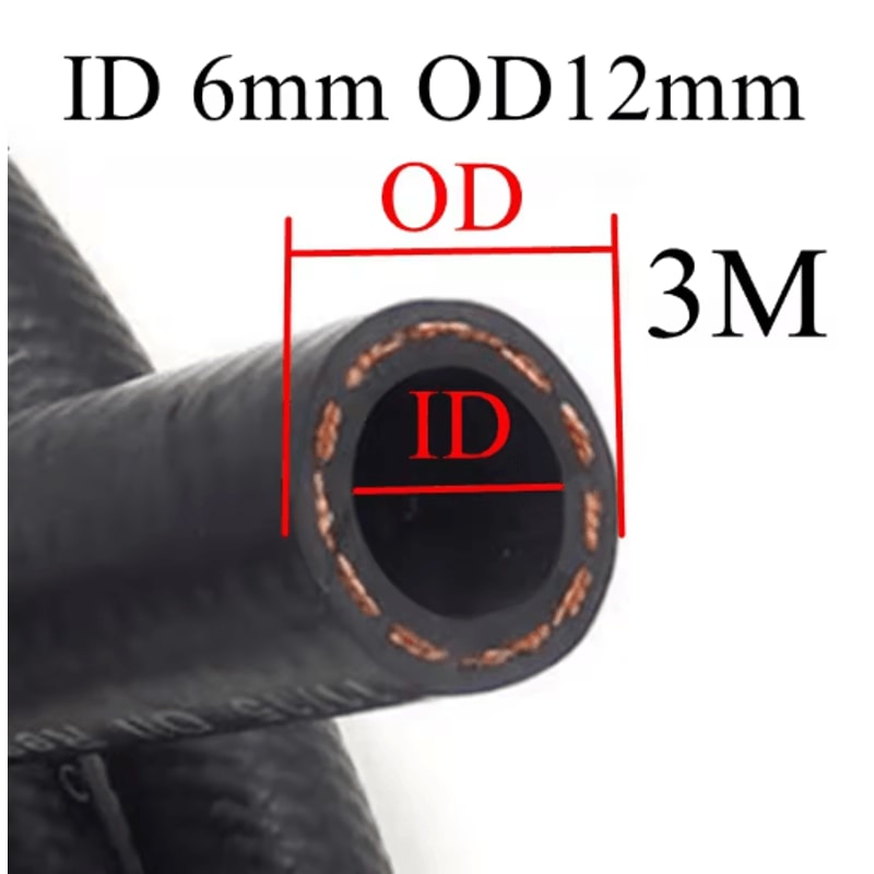 Flexible Car Fuel Hose Multi Size Fuel Line For Transfer Automotive Use 1M To 3M 5