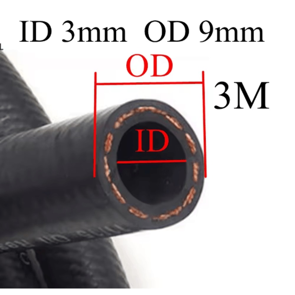 Flexible Car Fuel Hose Multi Size Fuel Line For Transfer Automotive Use 1M To 3M 8