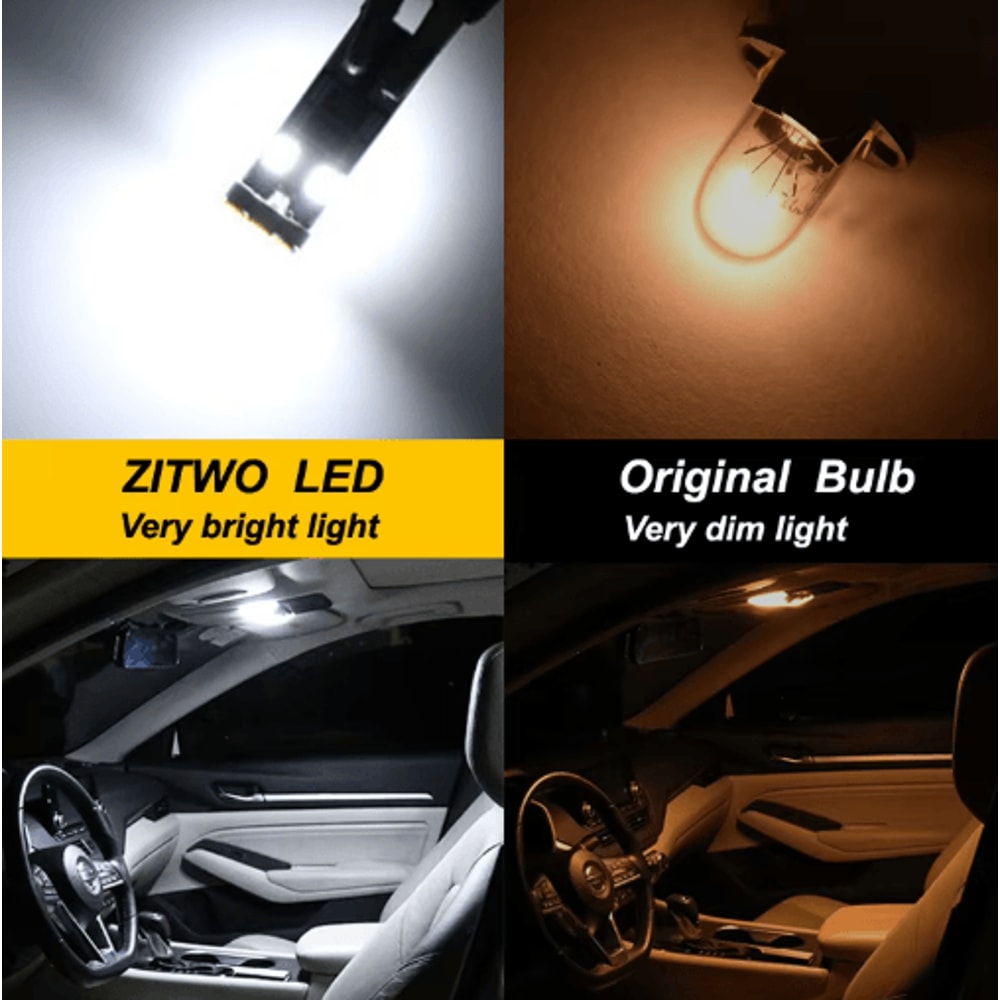 ZITWO No Error LED Interior Light Kit For VW Volkswagen Plug And Play Cabin 6