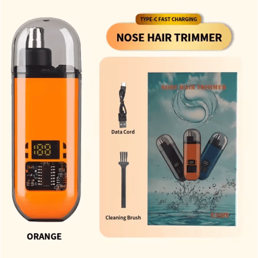 2in1 Electric Ear Nose Hair Trimmer Painless Portable Grooming Tool For Men 2024 2