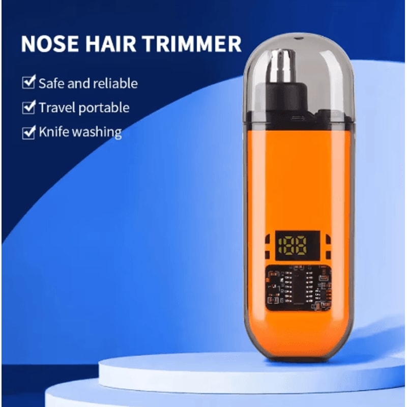 2in1 Electric Ear Nose Hair Trimmer Painless Portable Grooming Tool For Men 2024 7