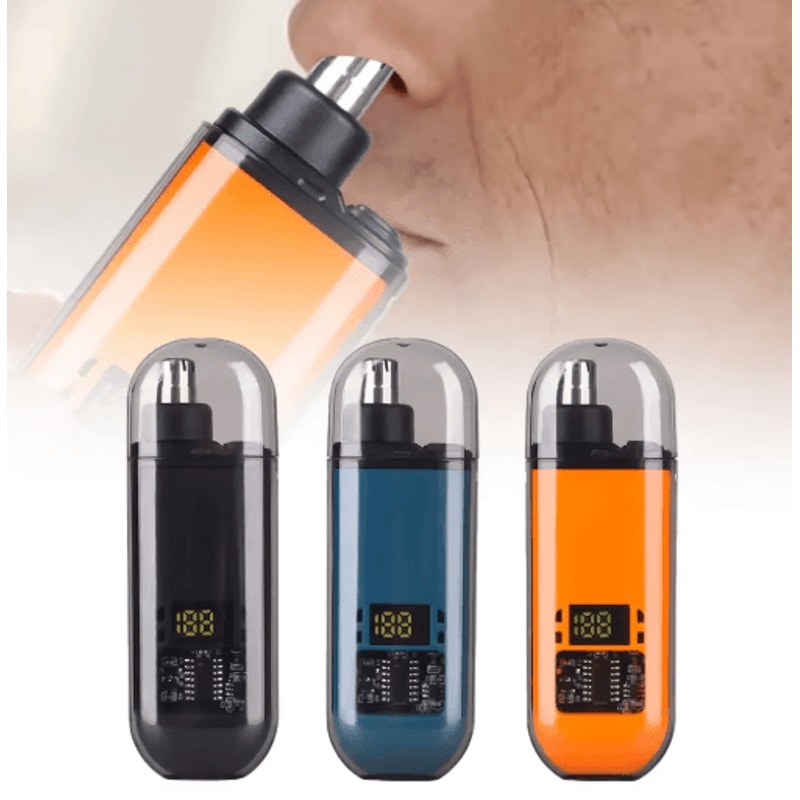 2in1 Electric Ear Nose Hair Trimmer Painless Portable Grooming Tool For Men 2024 0