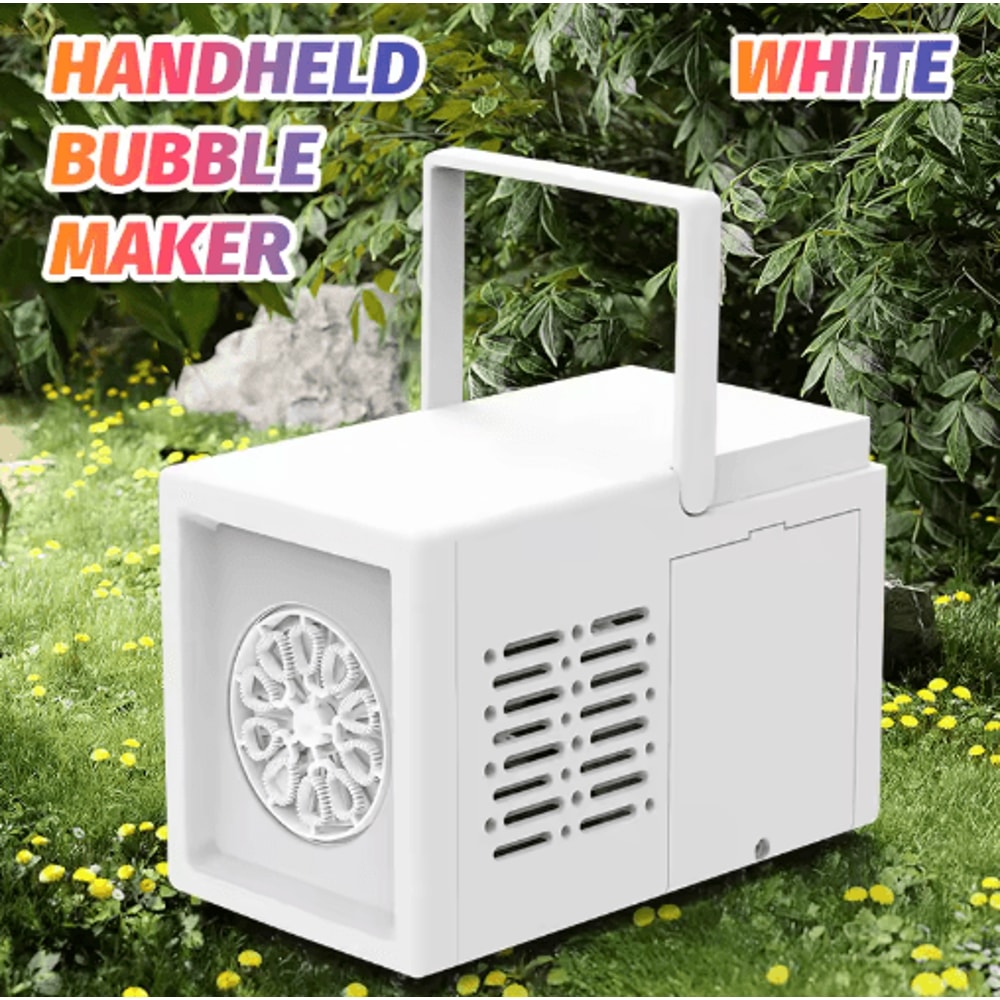 10Hole Automatic Electric Bubble Machine Handheld Bubble Blower Toy For Outdoor Parties 2
