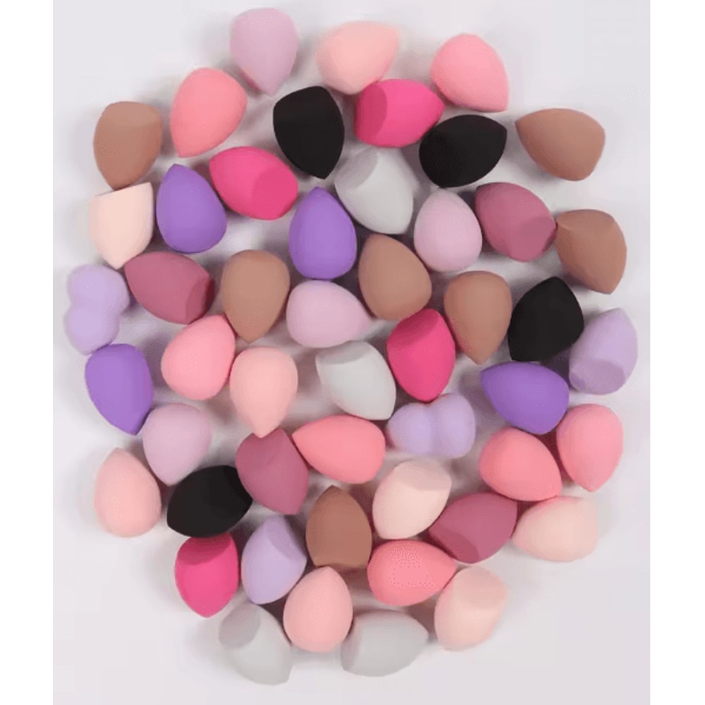 Medium Beauty Makeup Sponges Set Random Shapes Colors For Liquid Cream Powder 660 Pcs 1