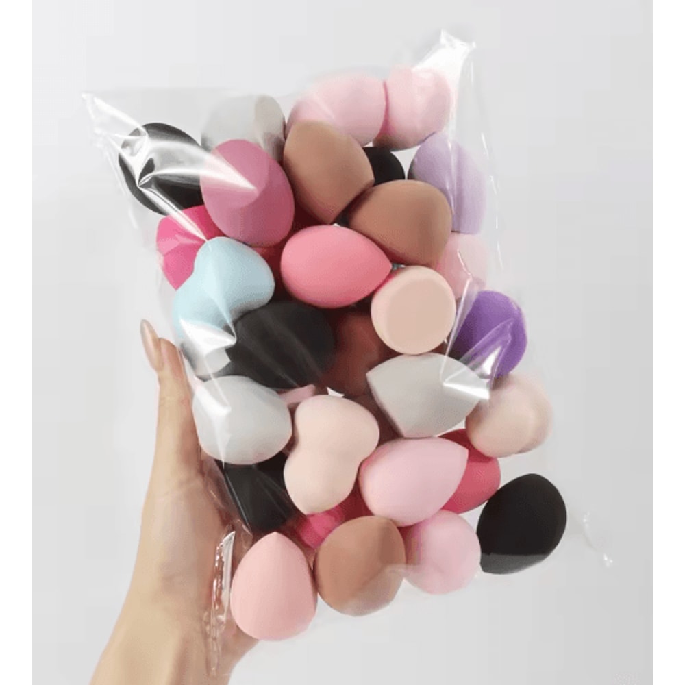 Medium Beauty Makeup Sponges Set Random Shapes Colors For Liquid Cream Powder 660 Pcs 9
