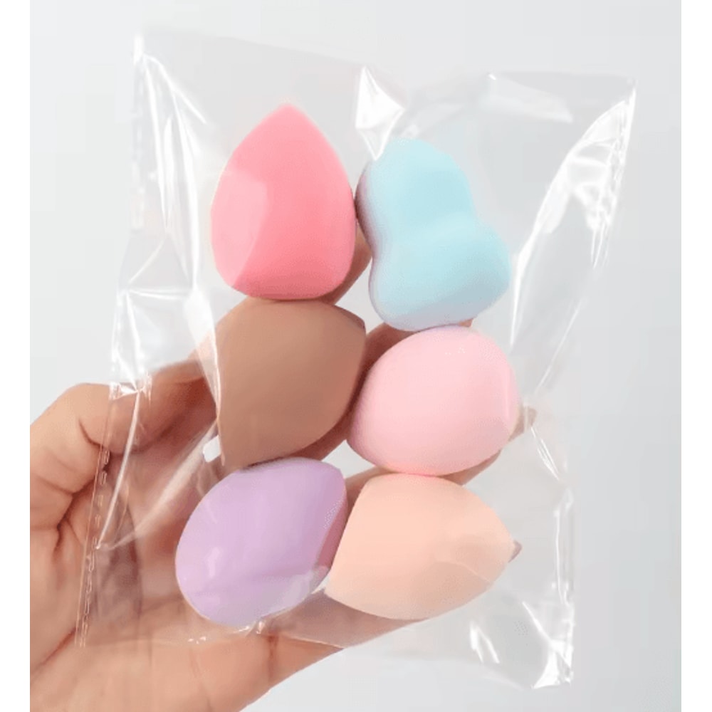 Medium Beauty Makeup Sponges Set Random Shapes Colors For Liquid Cream Powder 660 Pcs 4