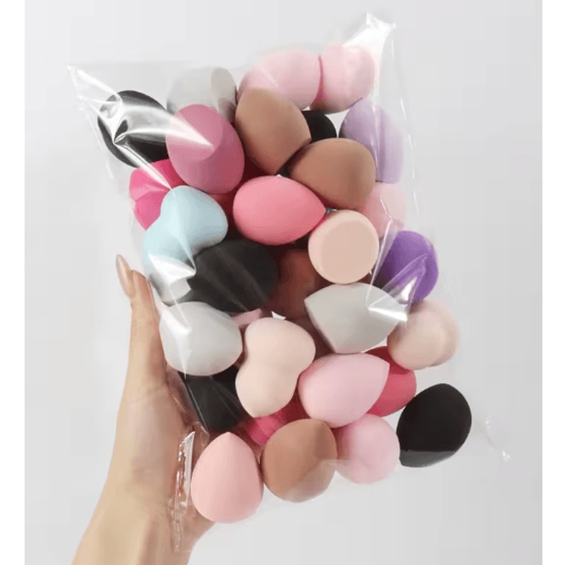 Medium Beauty Makeup Sponges Set Random Shapes Colors For Liquid Cream Powder 660 Pcs 5