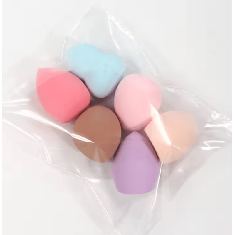 Medium Beauty Makeup Sponges Set Random Shapes Colors For Liquid Cream Powder 660 Pcs 6