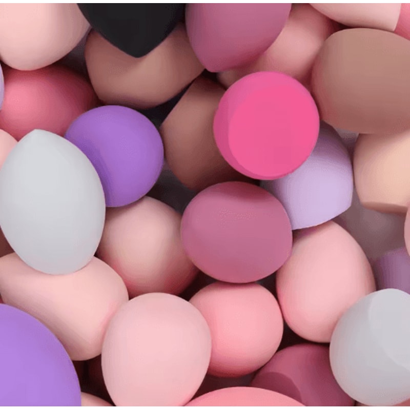 Medium Beauty Makeup Sponges Set Random Shapes Colors For Liquid Cream Powder 660 Pcs 8
