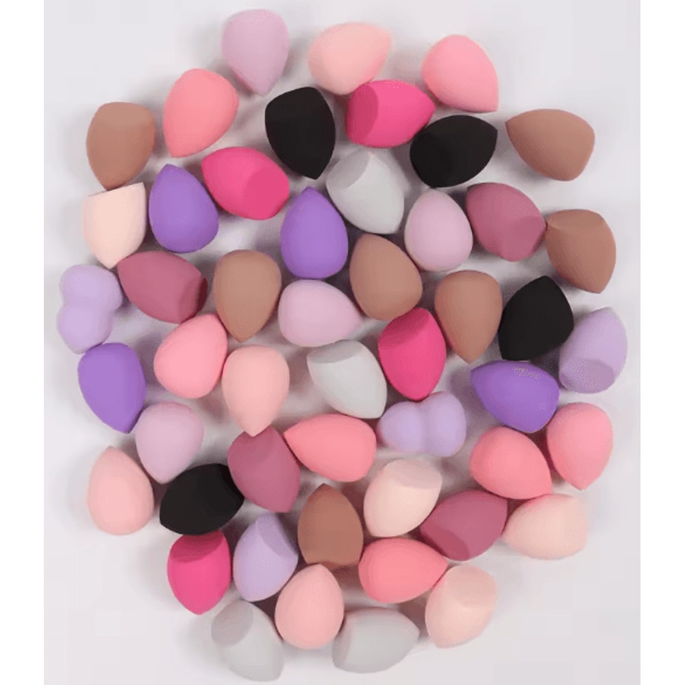 Medium Beauty Makeup Sponges Set Random Shapes Colors For Liquid Cream Powder 660 Pcs 0