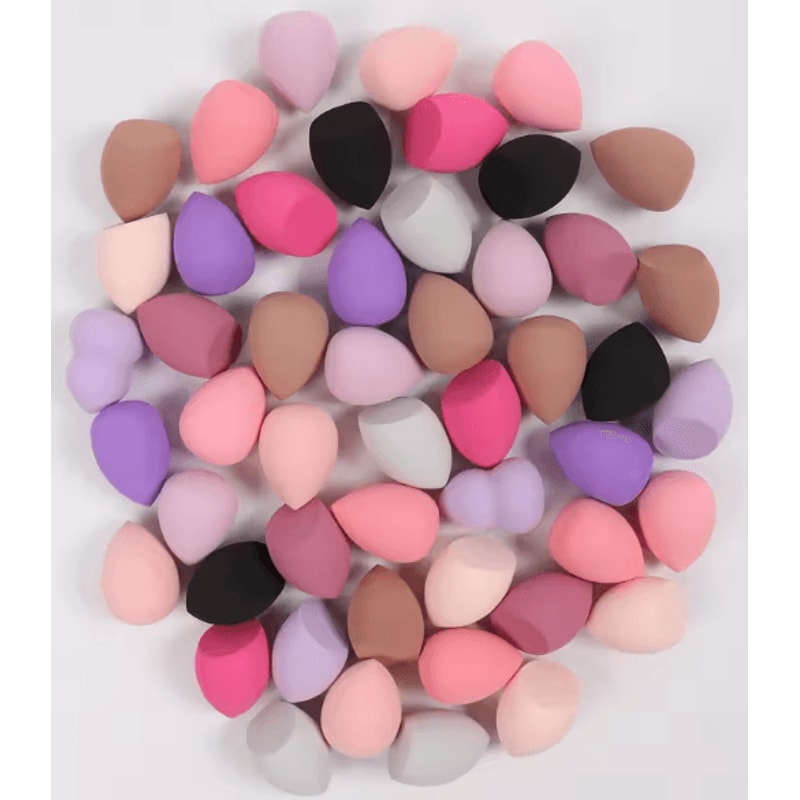 Medium Beauty Makeup Sponges Set Random Shapes Colors For Liquid Cream Powder 660 Pcs 0