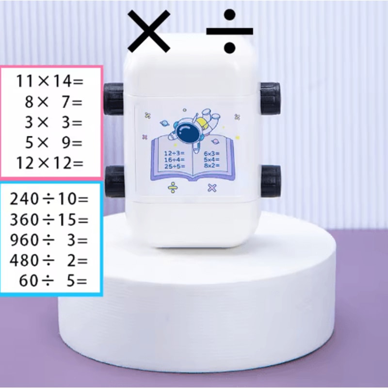 2in1 Reusable Math Roller Stamp FillintheBlank Teaching Stamp For Numbers Within 100 3