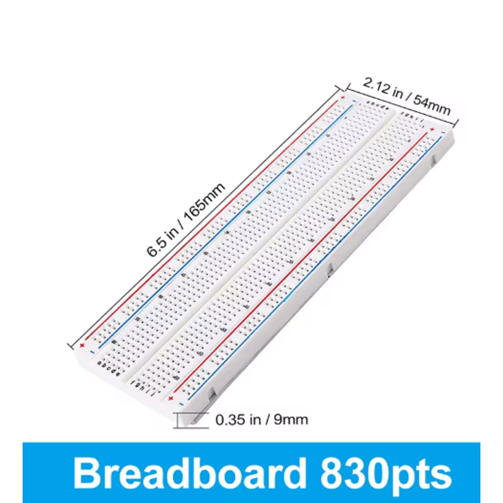 MB102 Solderless Breadboard Kit 400830 Point PCB Board With Jumper Wires For Arduino DIY 18