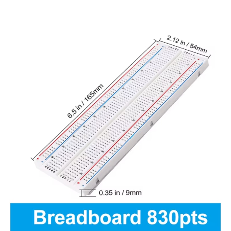 MB102 Solderless Breadboard Kit 400830 Point PCB Board With Jumper Wires For Arduino DIY 18