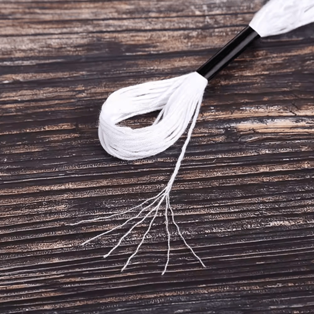 Cross Stitch Embroidery Thread Set 24 Skeins Black White Floss For DIY Sewing Crafts 5