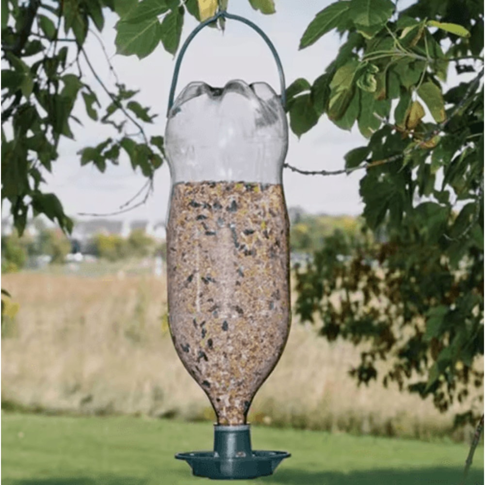 EcoSnap Recycled Soda Bottle Bird Feeder For Outdoor Gardens Balconies 6