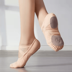 flexgrace elastic ballet dance shoes with soft cat claw sole