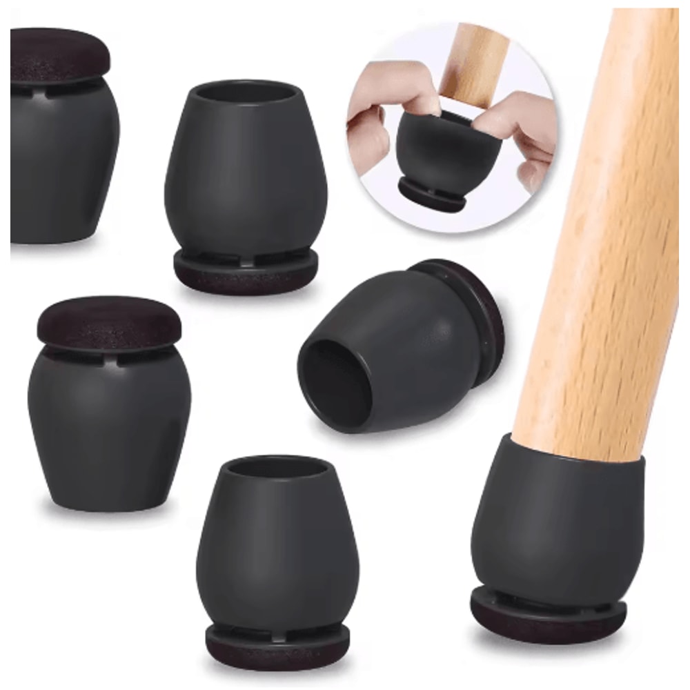 FlexGuard 15 Angled Felt Chair Leg Floor Protectors 8Pack 3