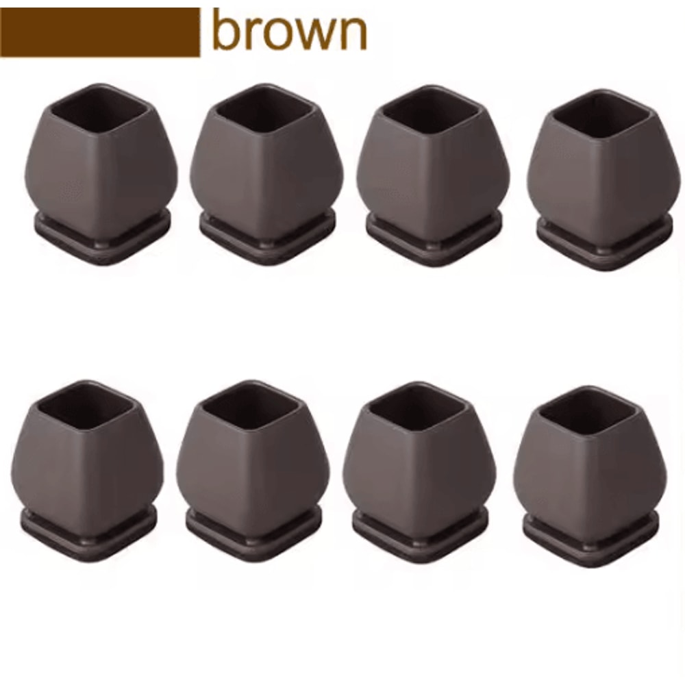 FlexGuard 15 Angled Felt Chair Leg Floor Protectors 8Pack 6