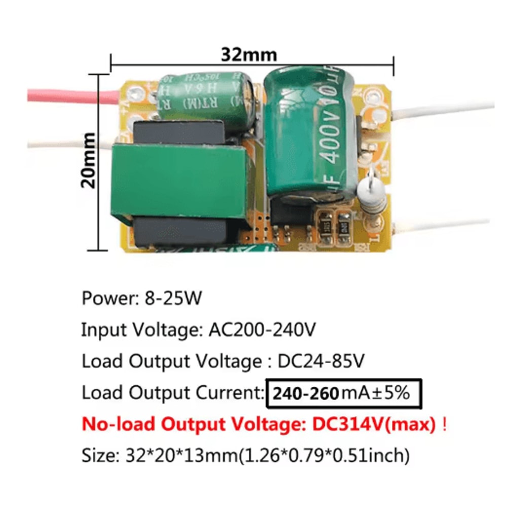 PowerCore Constant Current LED Driver ACDC Converter 8W50W Options 3