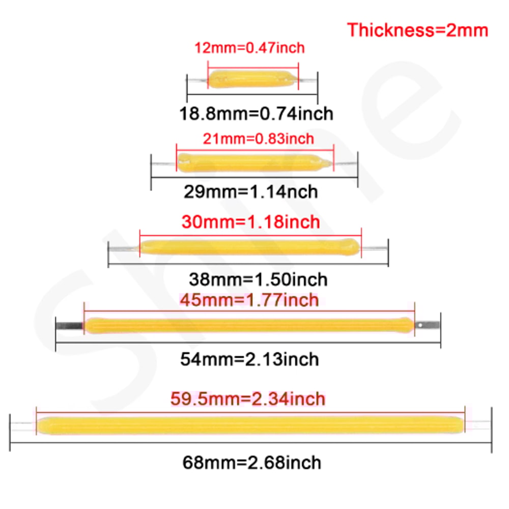 GlowCraft COB LED Filament Edison Bulb Replacement Kit 10Pack 11