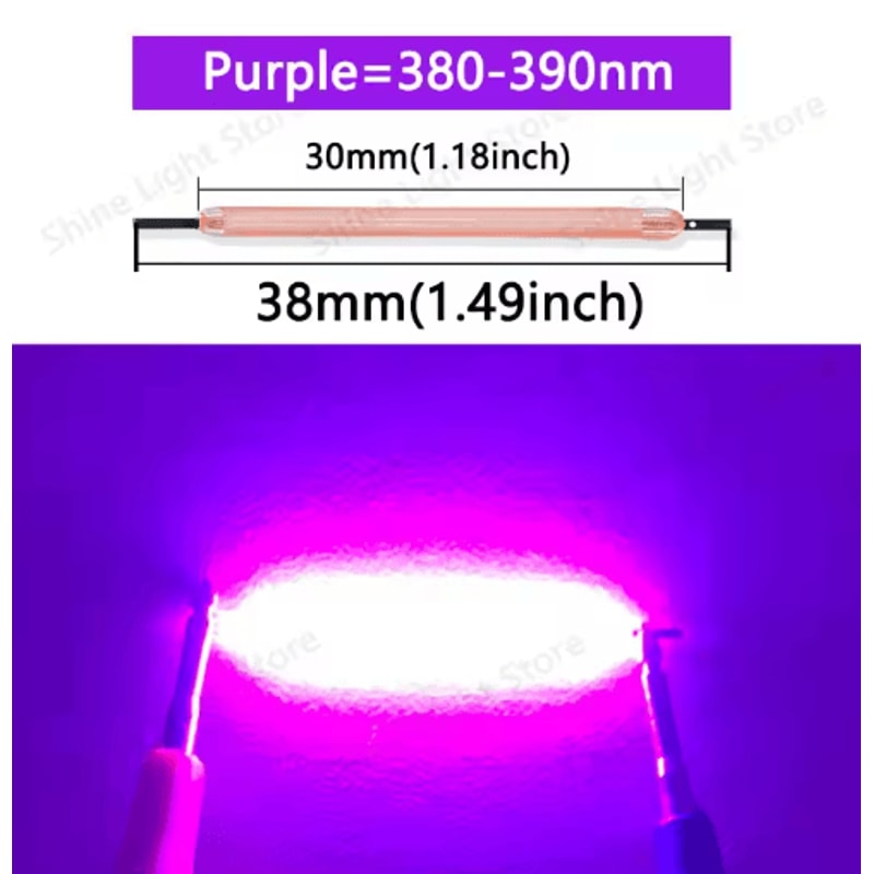 LumiString 3V COB LED Filament 38mm For DIY Decorative Lighting 101200pcs 3