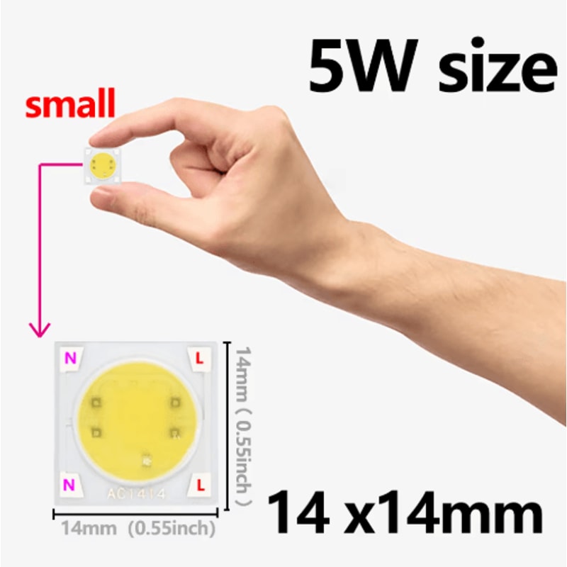 UltraBeam 220V HighPower LED COB Matrix Flood Light 5W50W Options 5