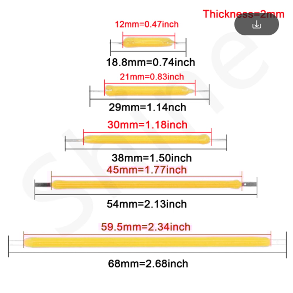 VintageGlow COB LED Filament Edison Bulb Replacement Set 10Pack 9