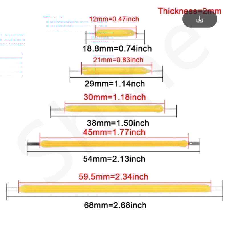 VintageGlow COB LED Filament Edison Bulb Replacement Set 10Pack 9