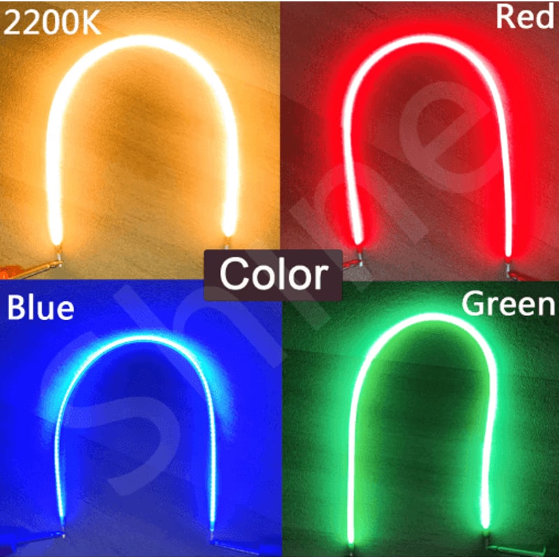 FlexLume Flexible COB LED Filament Edison Lamp Parts 10Pack 7