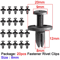 AutoLock 6mm Push Type Plastic Rivet Fastener Clips For Toyota 10 To 50pcs 1
