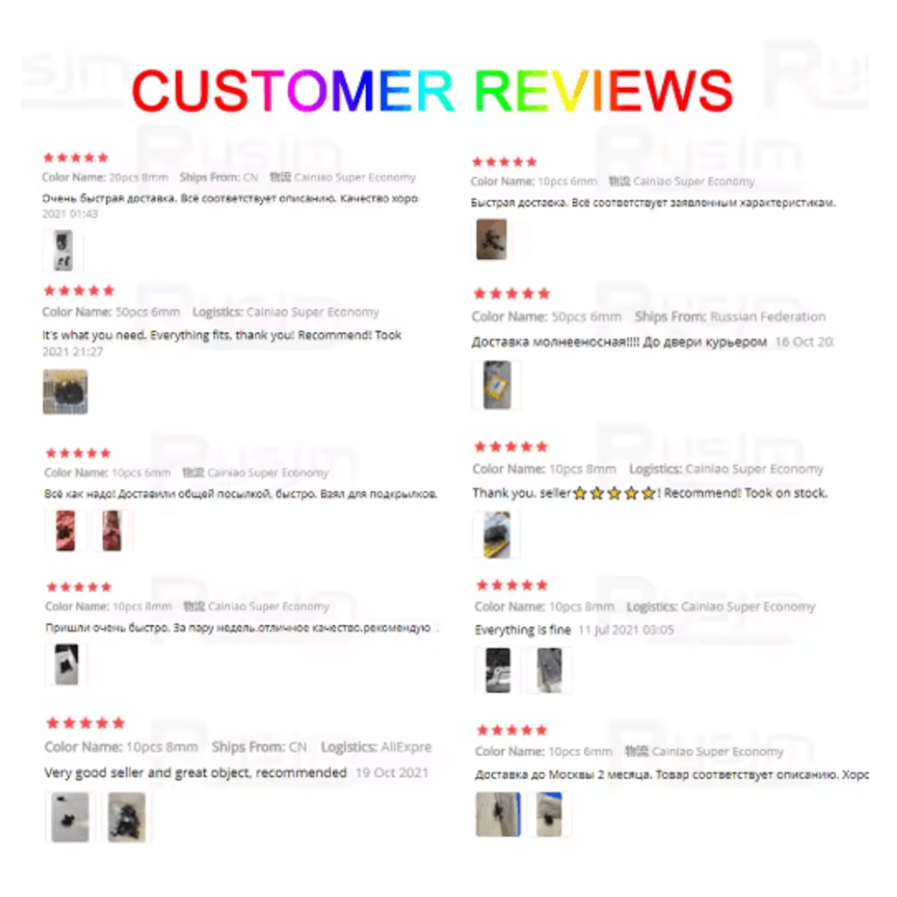 AutoLock 6mm Push Type Plastic Rivet Fastener Clips For Toyota 10 To 50pcs 10