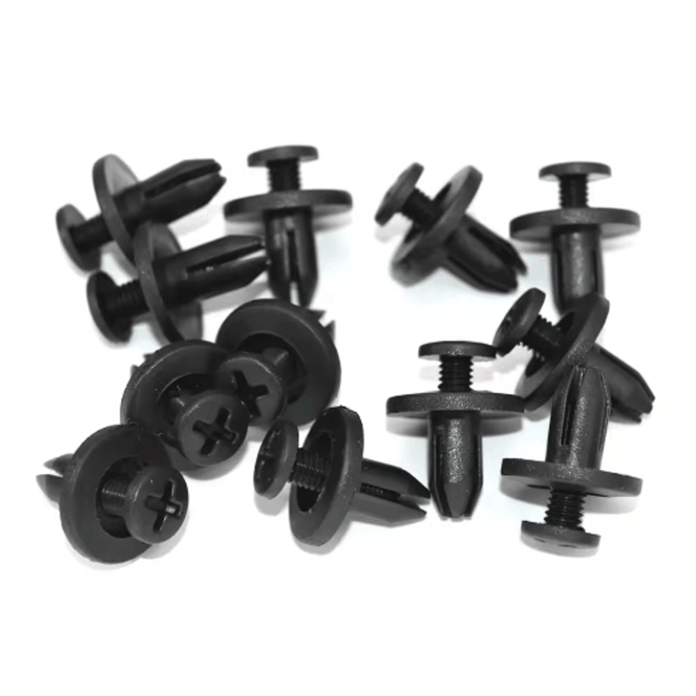 AutoLock 6mm Push Type Plastic Rivet Fastener Clips For Toyota 10 To 50pcs 6