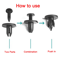 AutoLock 6mm Push Type Plastic Rivet Fastener Clips For Toyota 10 To 50pcs 9