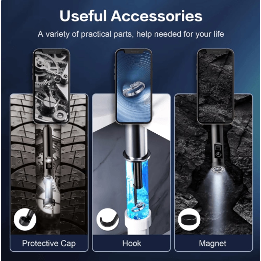 InstaScope 8mm 1080P Endoscope Inspection Camera For IPhone And Android 5