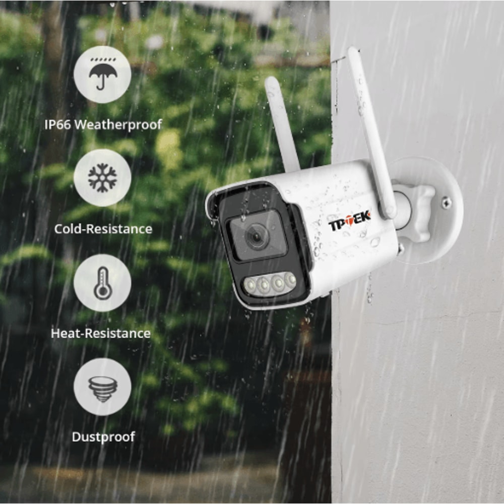 VisionGuard 4K WiFi Outdoor AI Security Camera 5MP To 8MP Options 8