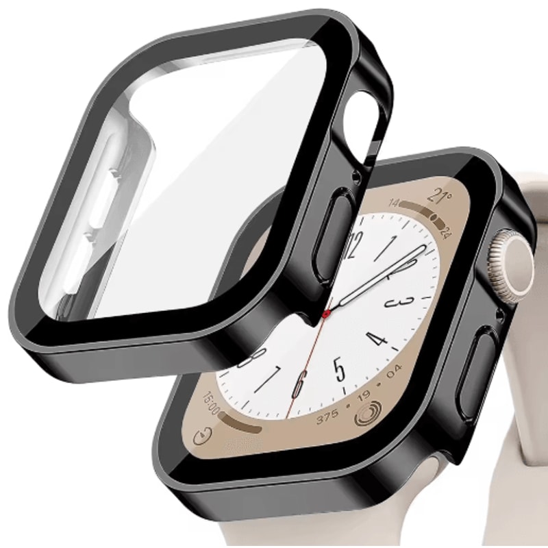 ArmorEdge Tempered Glass Case With PC Bumper For Apple Watch 14