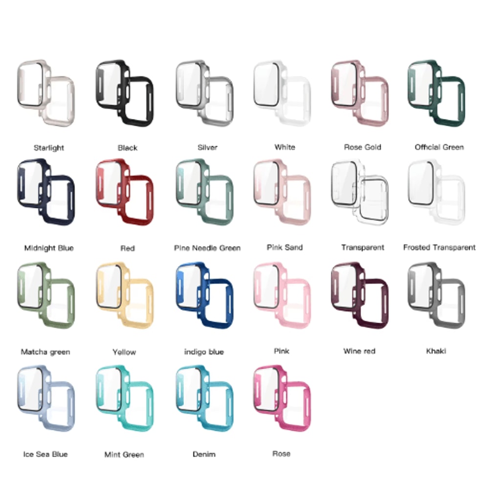 ArmorEdge Tempered Glass Case With PC Bumper For Apple Watch 0