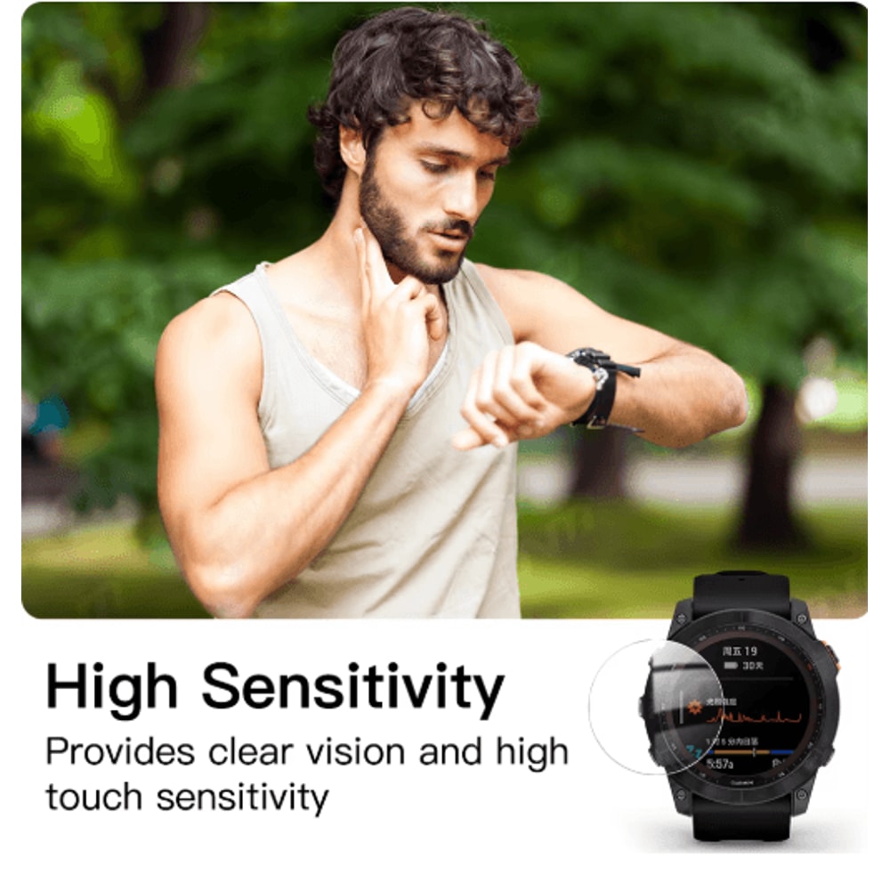 ShieldPro 9H Tempered Glass Screen Protector For Garmin Fenix Series 16