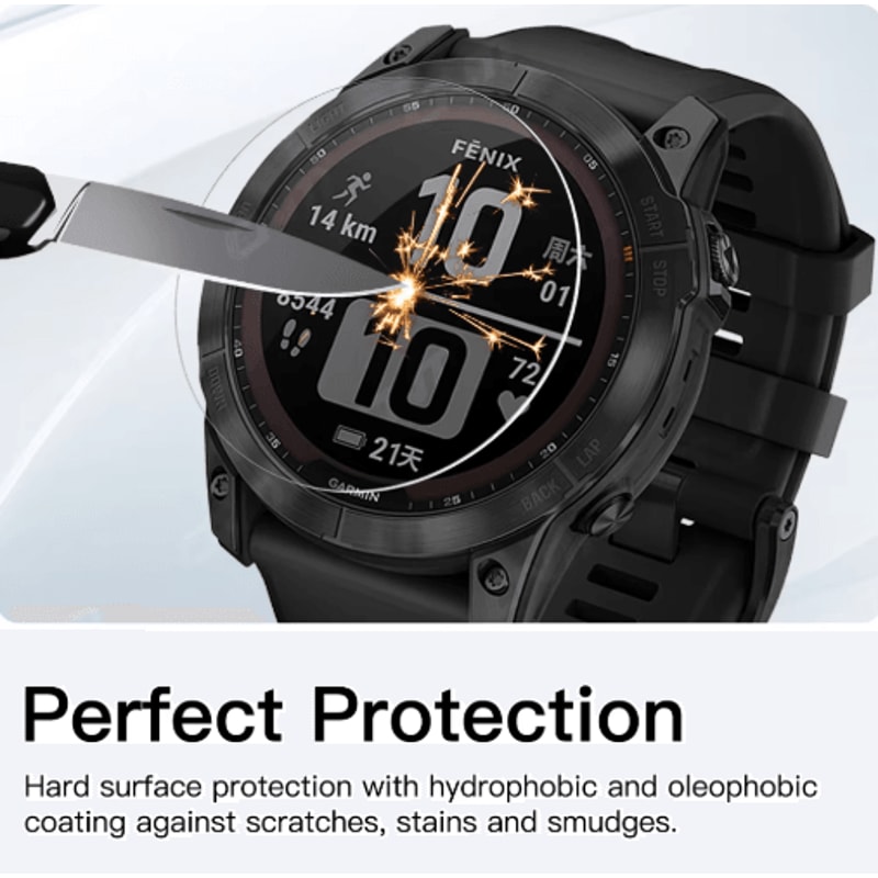 ShieldPro 9H Tempered Glass Screen Protector For Garmin Fenix Series 18