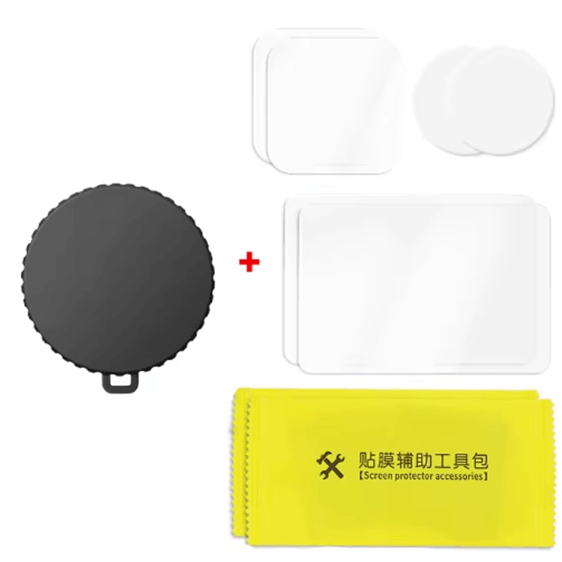 LensGuard Silicone Camera Lens Dust Cover Set For DJI Osmo Action Series 5