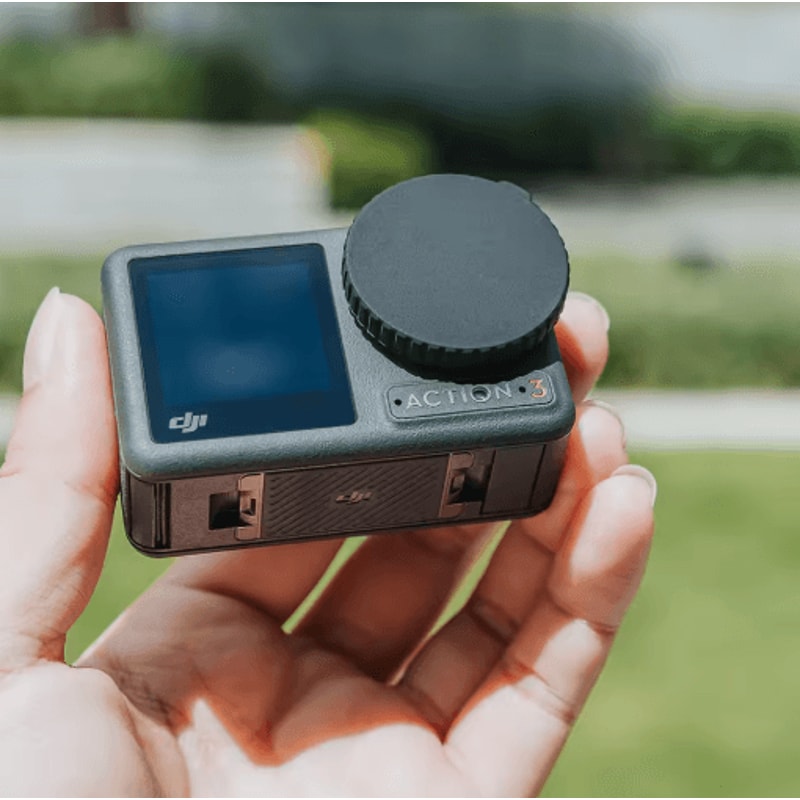 LensGuard Silicone Camera Lens Dust Cover Set For DJI Osmo Action Series 9