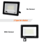 BrightSense Outdoor LED Floodlight With PIR Motion Sensor 10W100W IP66 5