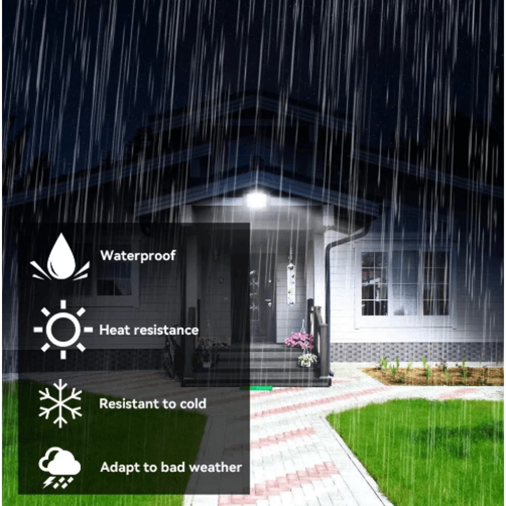BrightSense Outdoor LED Floodlight With PIR Motion Sensor 10W100W IP66 0