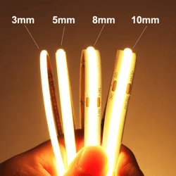 ultraline high-density cob led strip light (3mm / 5mm, 12v–24v, ra90)