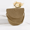 Solara HalfMoon Straw Crossbody Bag Handmade Summer Rattan Handbag 4