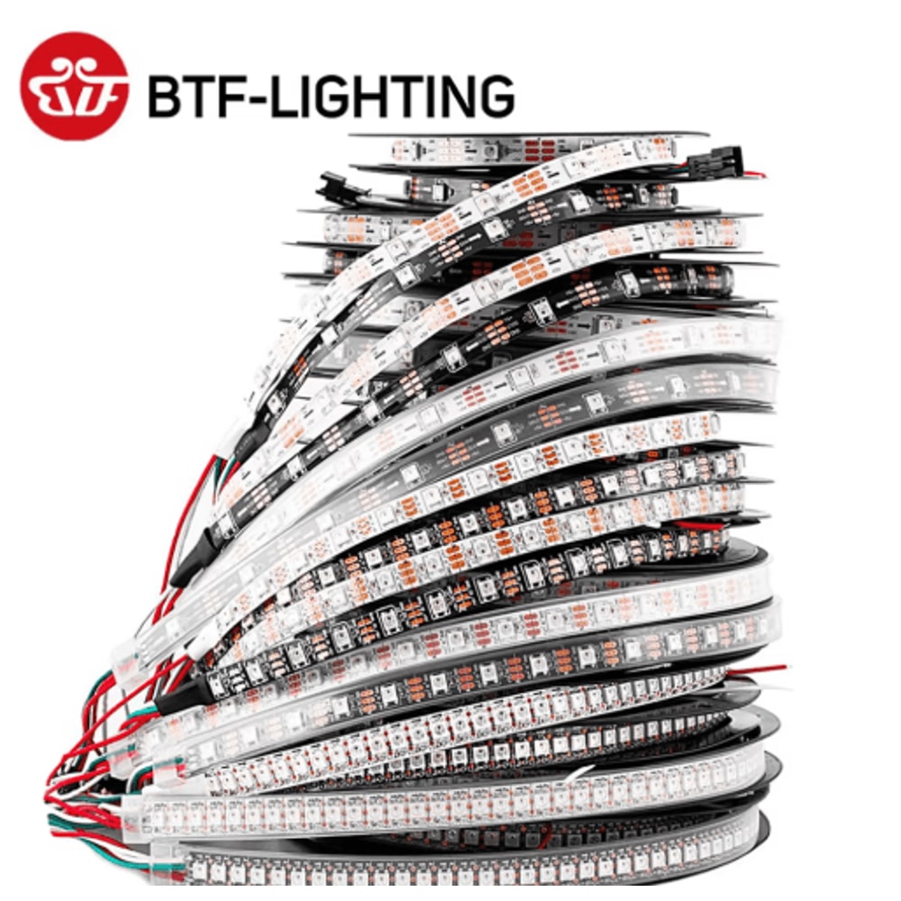 PixelFlow WS2812B RGB Individually Addressable LED Strip DC5V 0