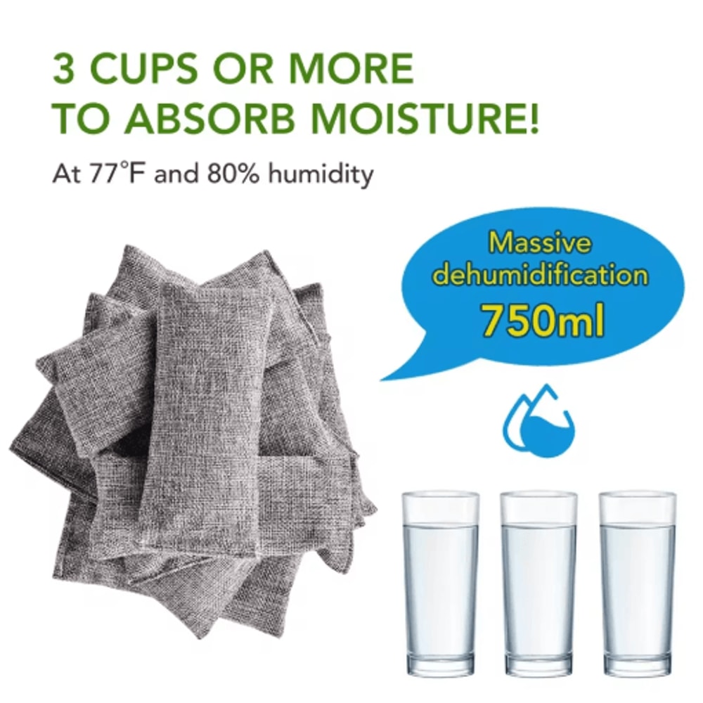 PureNest Bamboo Charcoal Air Purifying Bags 10 Pack 4