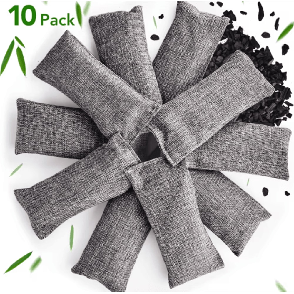 PureNest Bamboo Charcoal Air Purifying Bags 10 Pack 6